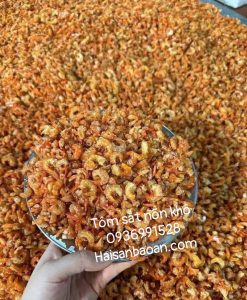 Tôm khô nõn sắt nho