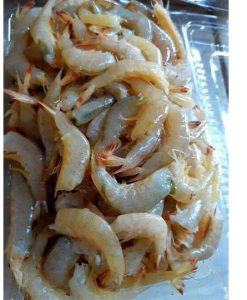 Tôm vàng tươi làm sạch