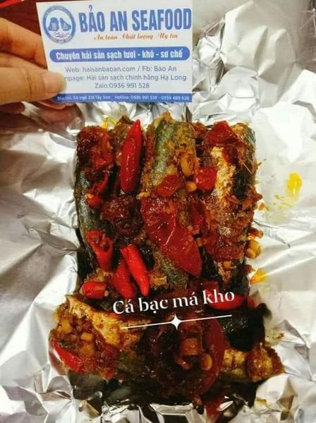 Cá bạc má kho cà chua