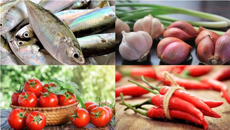 Nguyên liệu làm Cá bạc má kho cà chua