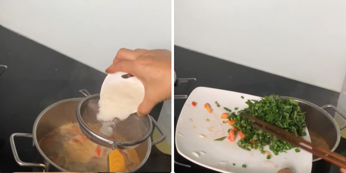 Nấu canh hàu