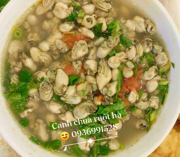 Món canh chua ruột hà