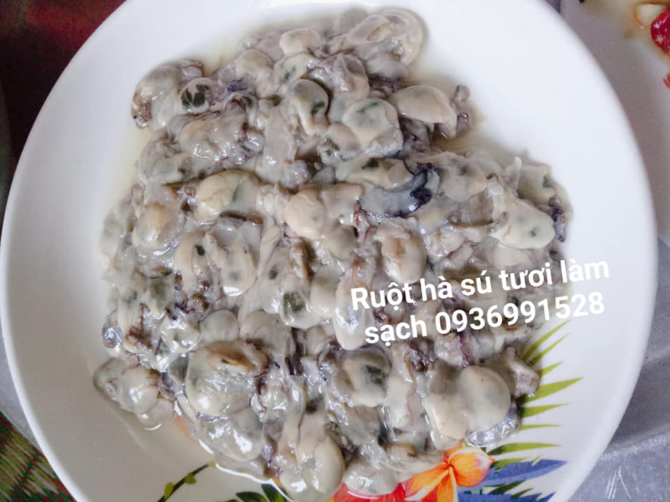 Ruột hà sú tươi làm sạch