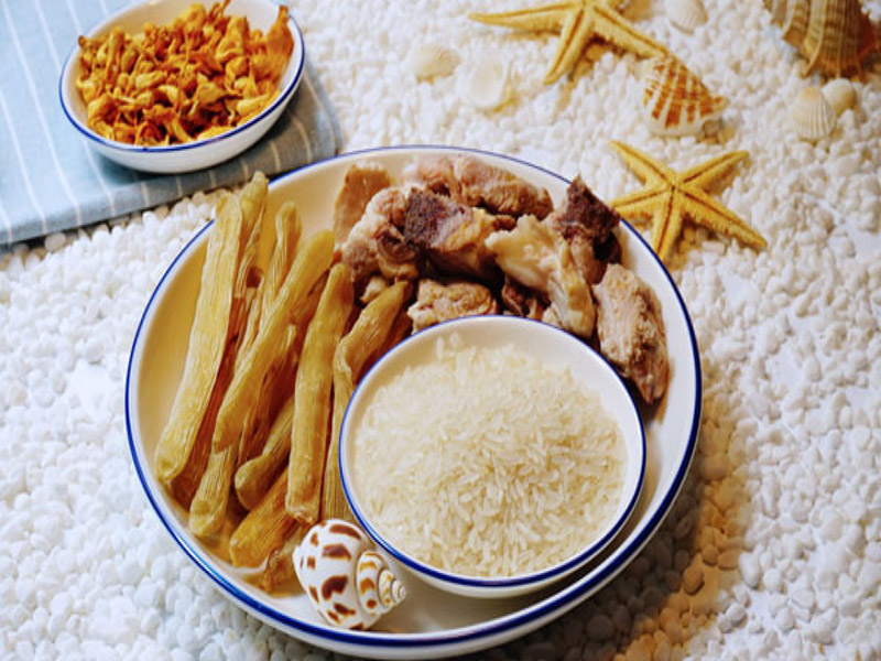Nguyên liệu nấu cháo sá sùng
