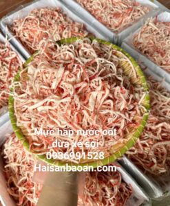 Mực Hấp Nước Dừa Xé Sợi